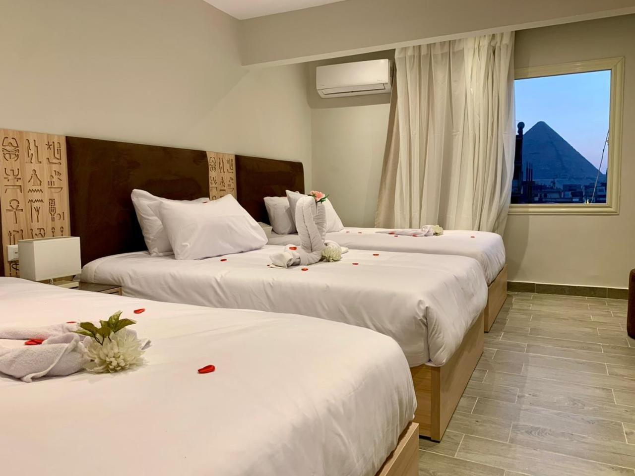 Khufu Pyramids Inn Nazlet el-Sîsi Kültér fotó