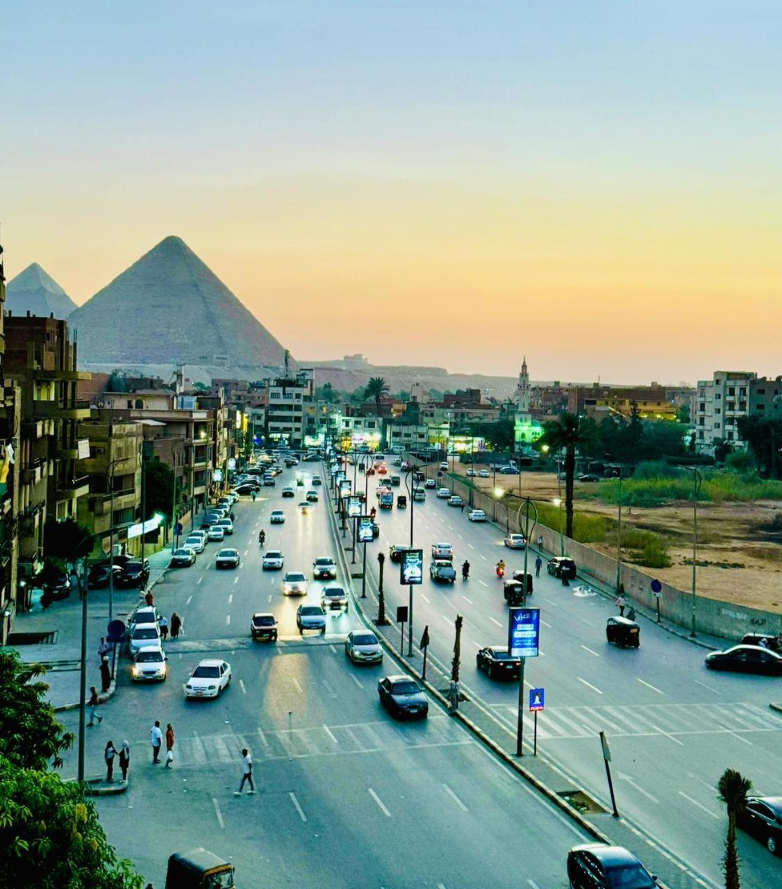 Khufu Pyramids Inn Nazlet el-Sîsi Kültér fotó